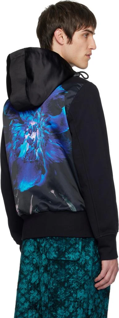 Dries Van Noten Black Printed Hoodie 3
