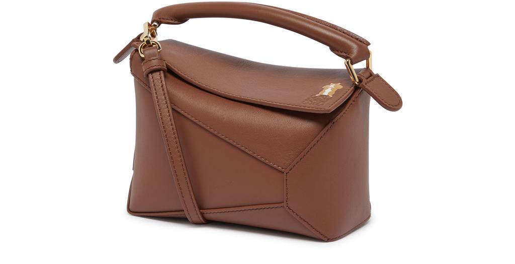 ぶぅ Shop x Suna Fujita - Hamster Puzzle Edge classic calf leather mini