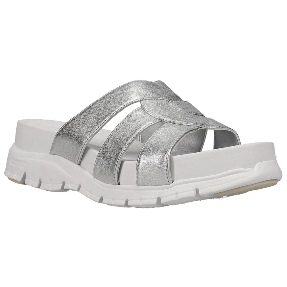 Cole Haan ZEROGRAND Slotted Metallic Slide Sandals 2