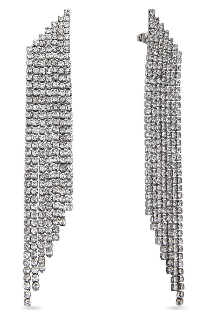 EYE CANDY LOS ANGELES Camille Crystal Fringe Drop Earrings