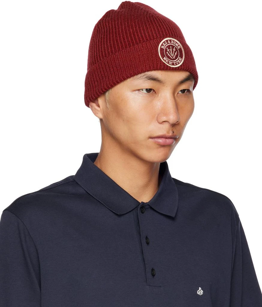 Rag & Bone Red Charlie Beanie 2