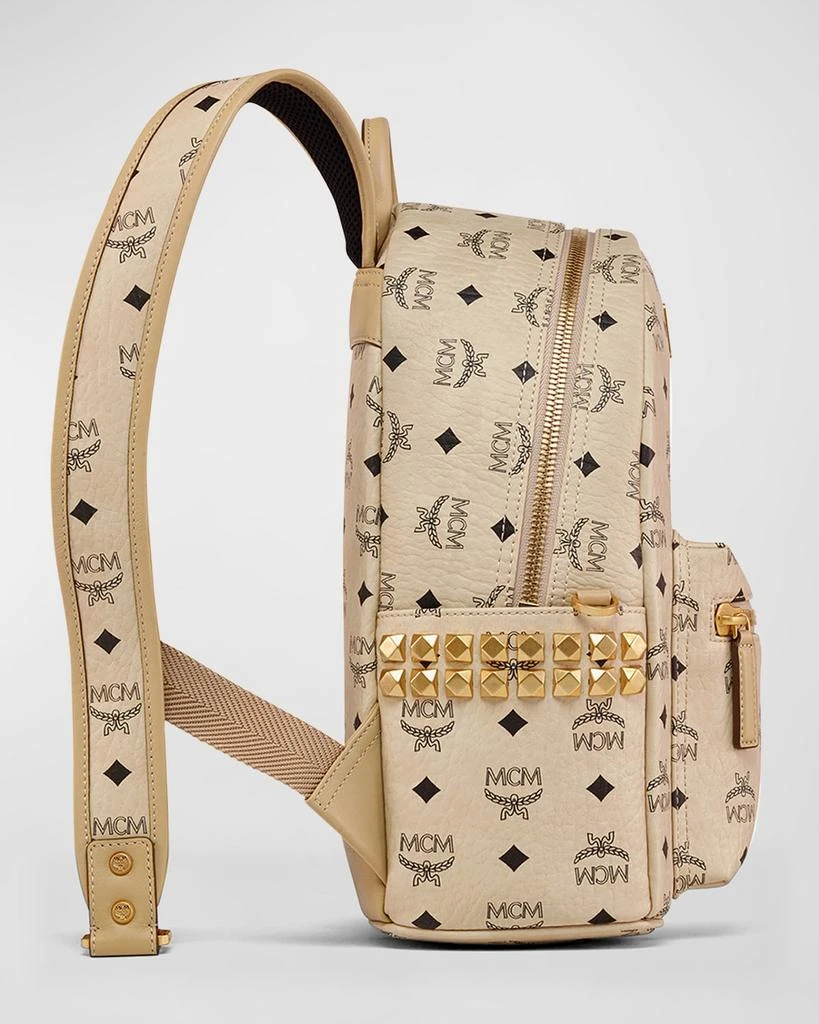 MCM Stark Visetos Small Side-Stud Backpack 6