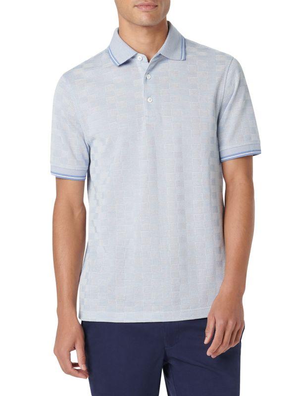BUGATCHI 3-Button Cotton Polo