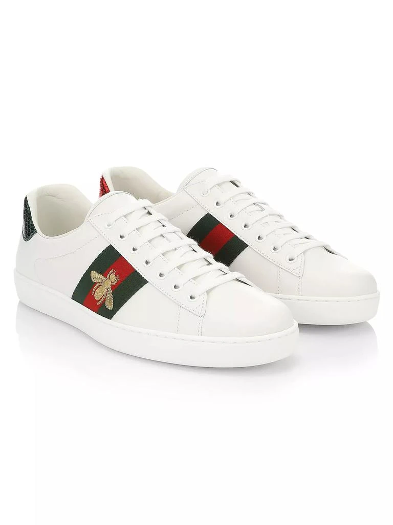 Gucci New Ace Bee Embroidered Sneakers 2