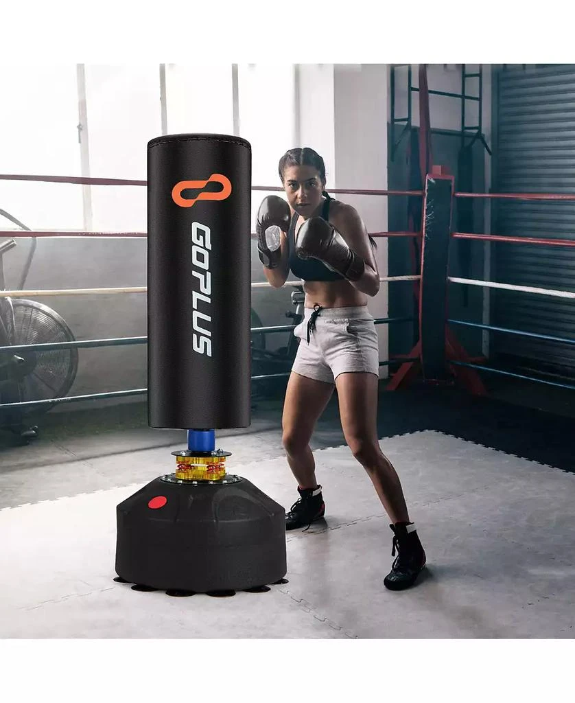 GOUUN Freestanding Punching Bag Kickboxing Bag with Stand and Suction Cup Base 9