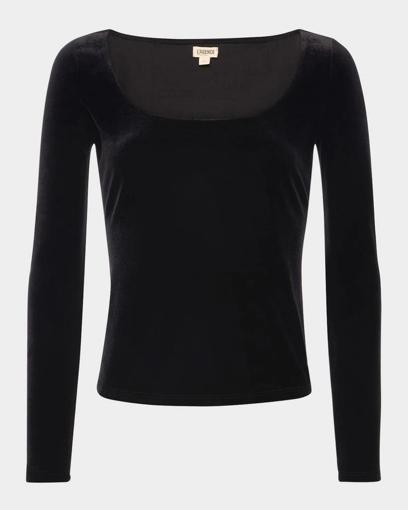 L'Agence Jelena Long-Sleeve Top 1
