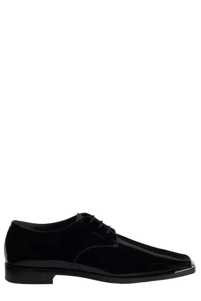 Giuseppe Zanotti Giuseppe Zanotti Patent Square-Toe Lace-Up Shoes 1