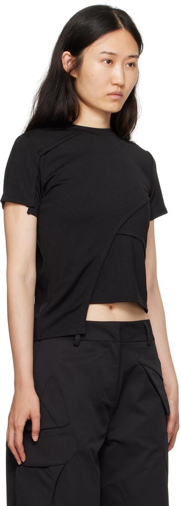 HELIOT EMIL Black Deconstructed T-Shirt