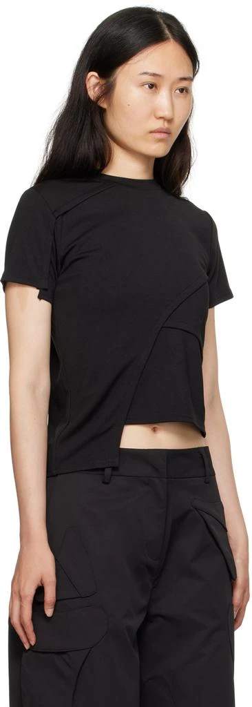 HELIOT EMIL Black Deconstructed T-Shirt 2