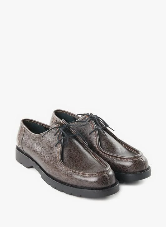 KLEMAN Calfskin leather lace-up loafers 1