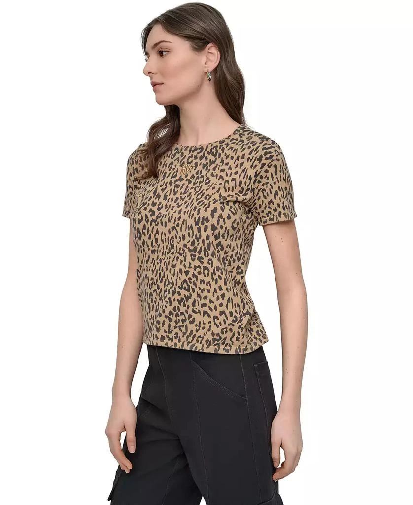 DKNY Petite Animal Print Short-Sleeve T-Shirt 3