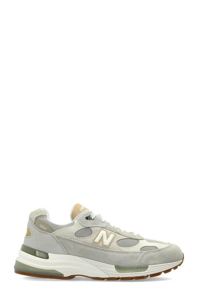 New Balance New Balance 992 Logo Patch Lace-Up Sneakers