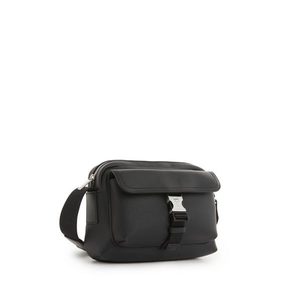 le tanneur Petit sac bandoulière Maurice en toile enduite