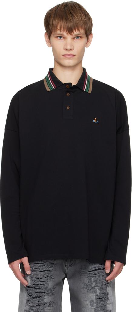 Vivienne Westwood ブラックポロシャツ L Black LS Oversized Polo – On Sale Now with Up to 16% Off