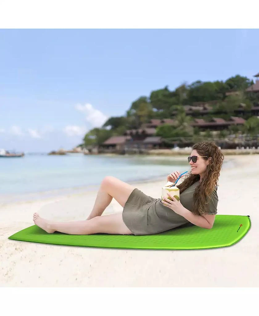 Costway Inflatable Sleeping Pad, Self Inflating Camping Mattress 7