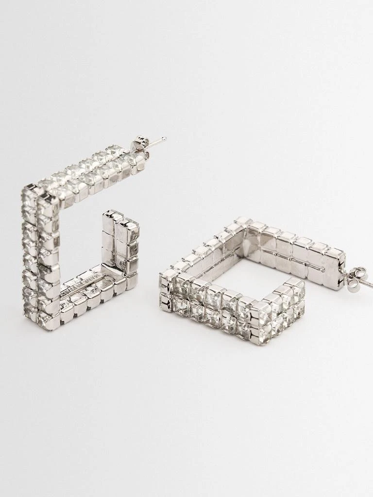 ROSANTICA Vetro Crystal Squared Hoop Earrings 2