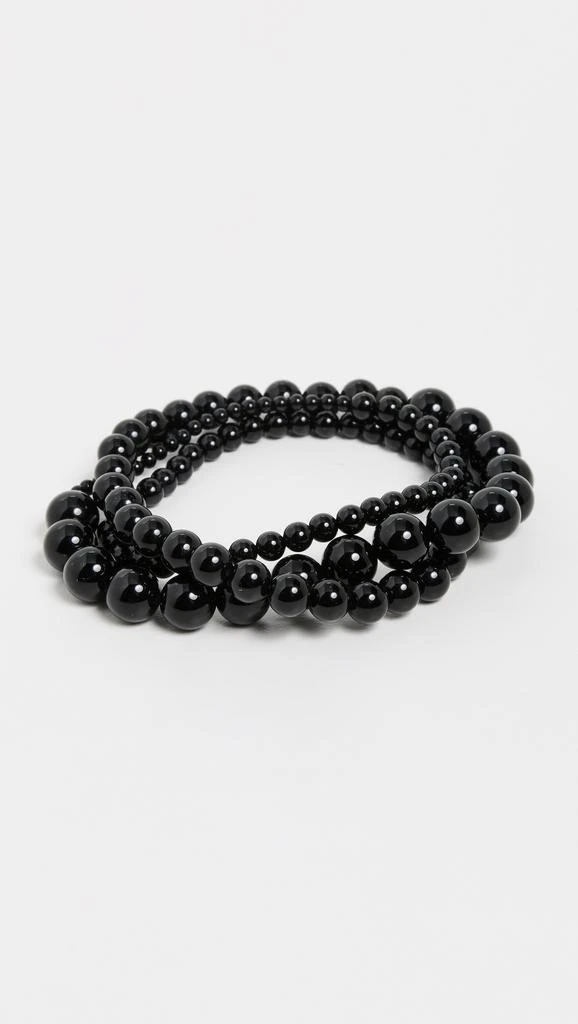 Shashi Miller Onyx Stretch Wrap Bracelet/Necklace 1