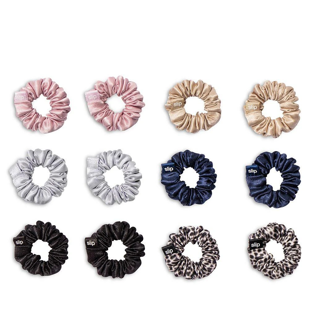 slip silk Pure Silk Minnie Scrunchies, Set of 12 2