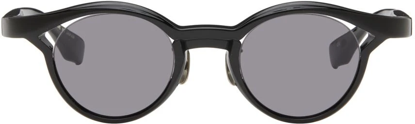 FACTORY900 SSENSE Exclusive Black RF-180 Sunglasses 1