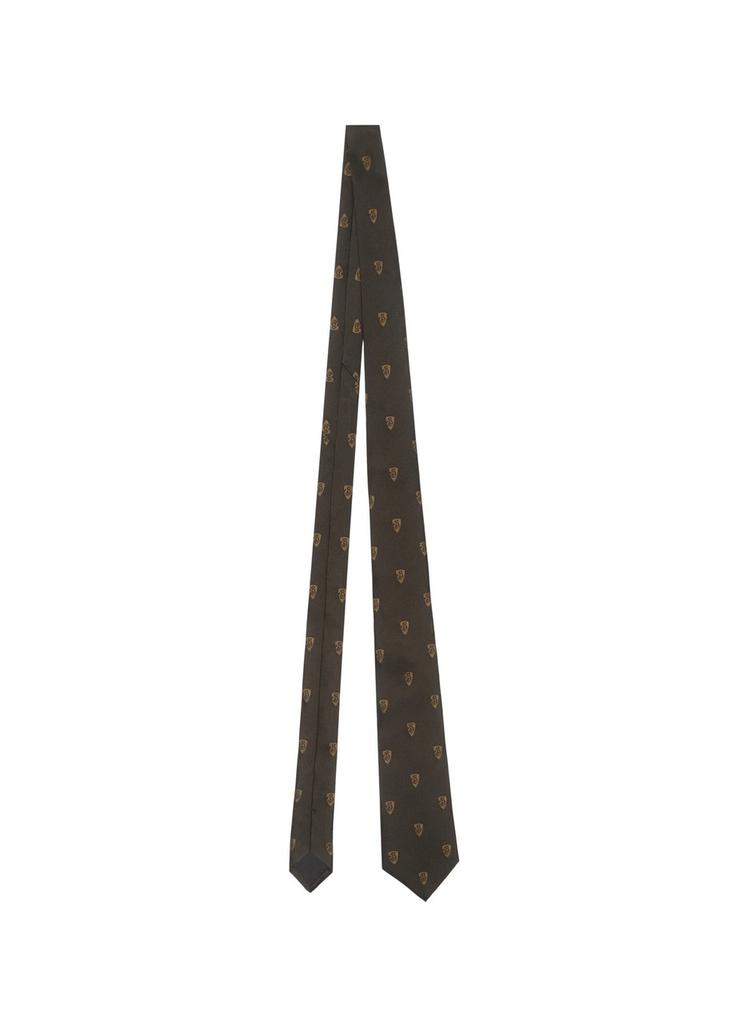 Burberry B shield silk tie