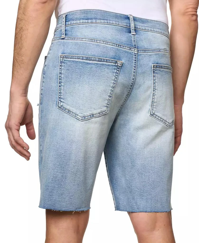 Lazer Men's Miles Slim-Fit Stretch 9-1/2" Denim Shorts 2