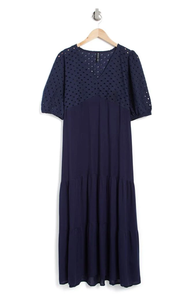 BOHO ME Tiered Short Sleeve Maxi Dress 3