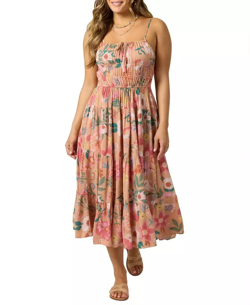 devyn palmetto floral midi dress DEVYN Palmetto Floral Midi Dress Feminine & Flowy