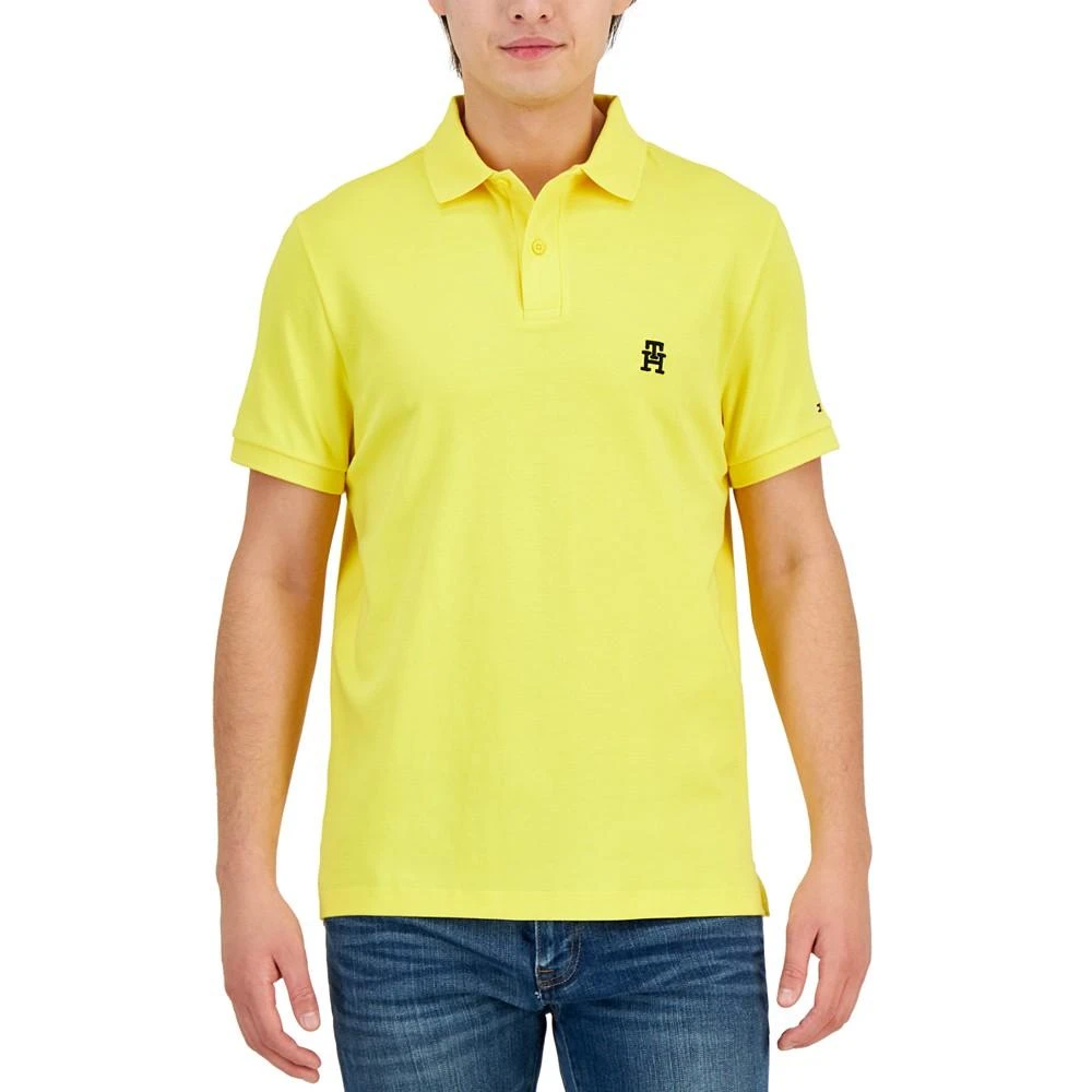Tommy Hilfiger Classic Fit Short-Sleeve Bubble Stitch Polo Shirt 1