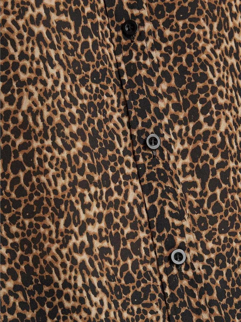 FRAME The Standard Leopard-Print Silk Shirt 7