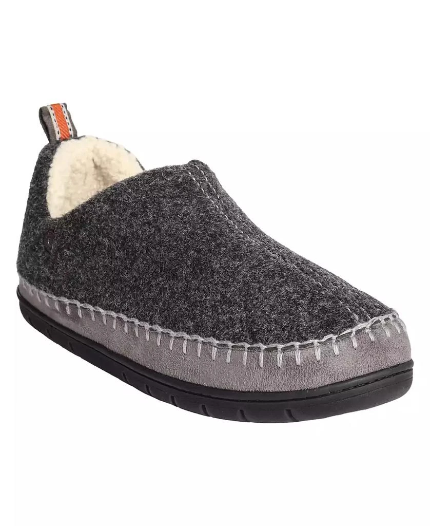 Weatherproof Vintage Men's Vintage Felt Bootie with Faux Shearling Lining and Indoor-Outdoor Sole Slipper 1