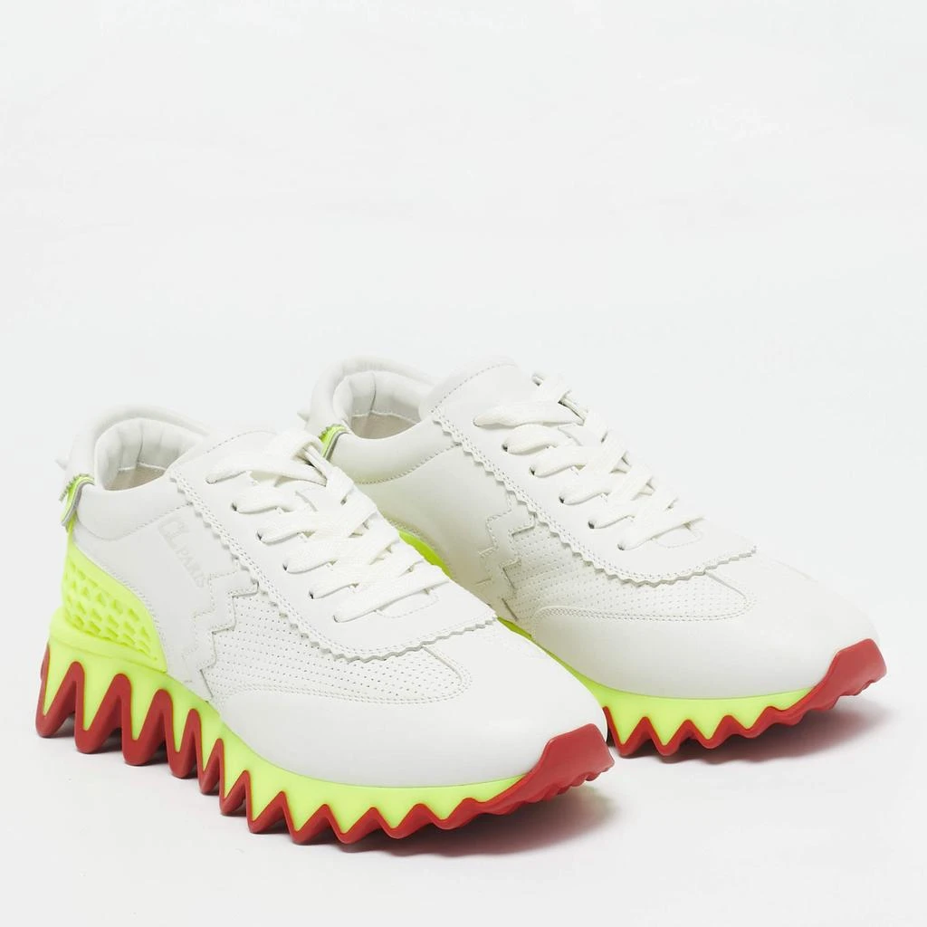 Christian Louboutin Christian Louboutin Grey Leather Loubi Shark Lace Up Sneakers Size 39 4