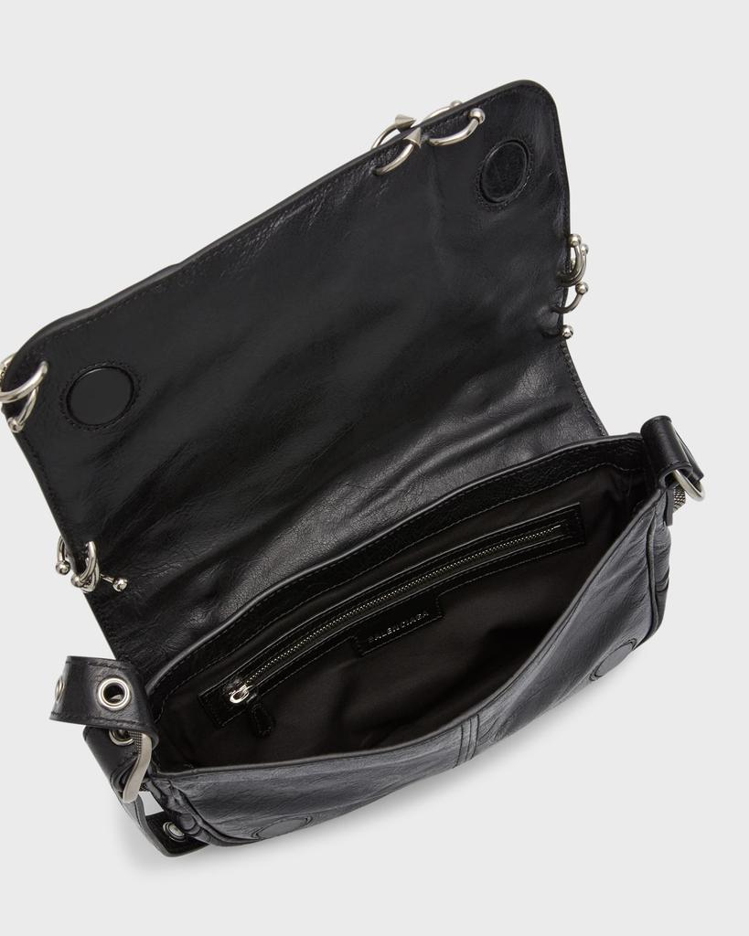 Balenciaga Men's Le Cagole Men XS Flap Bag With Piercing