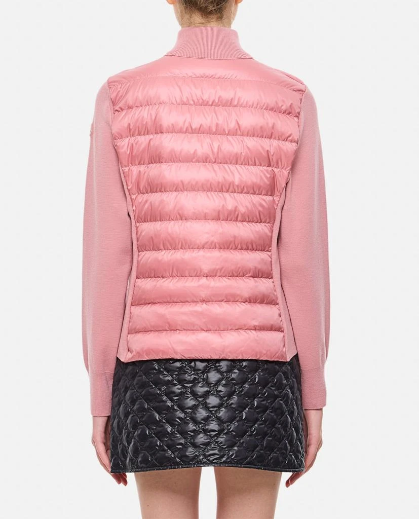 Moncler Knitted Sleeves Zip-up Jacket 3