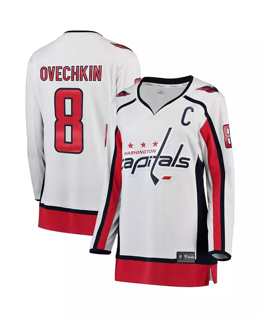 Fanatics Women's Alexander Ovechkin White Washington Capitals Breakaway Player Jersey 1