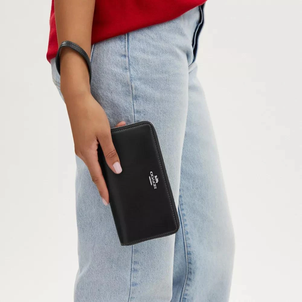 Coach Long Zip Around Wallet 4