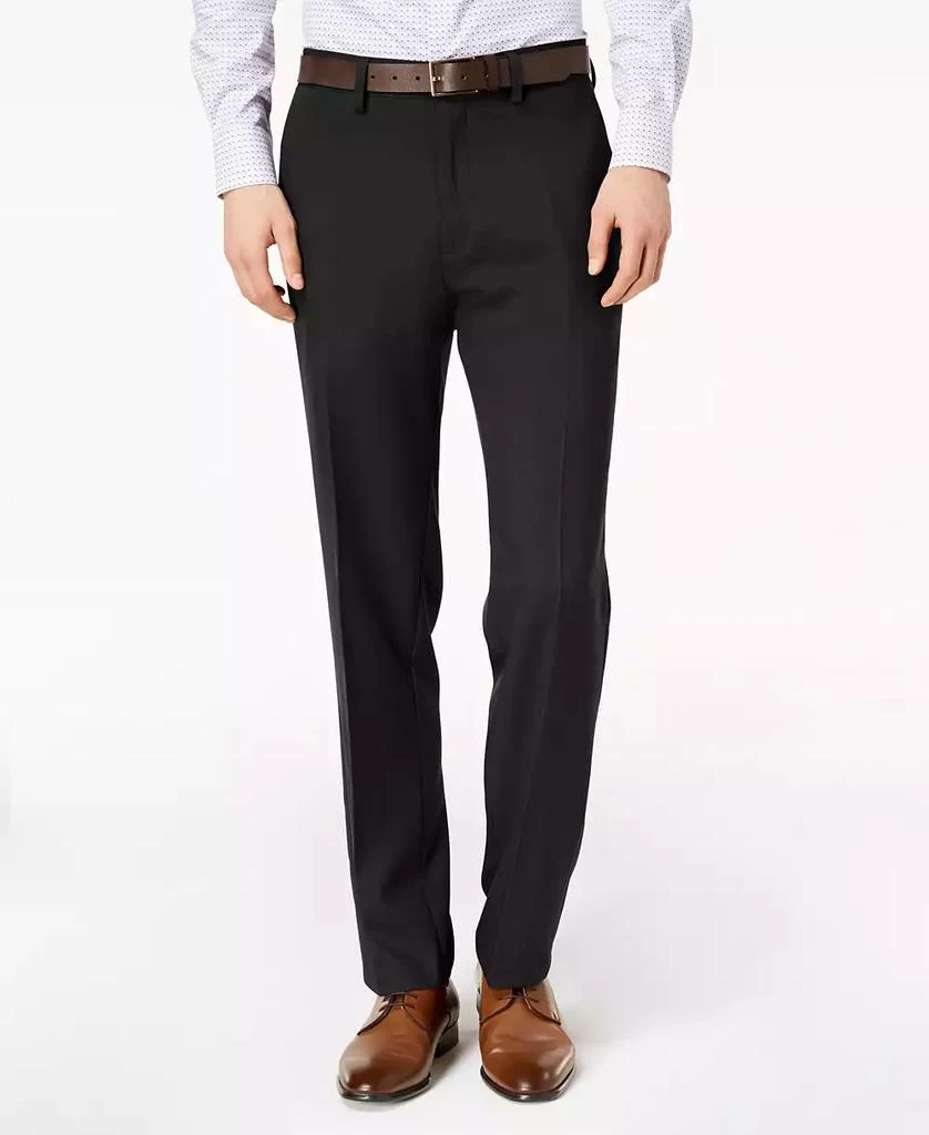 Kenneth Cole Men's Modern-Fit Micro-Check Dress Pants 1