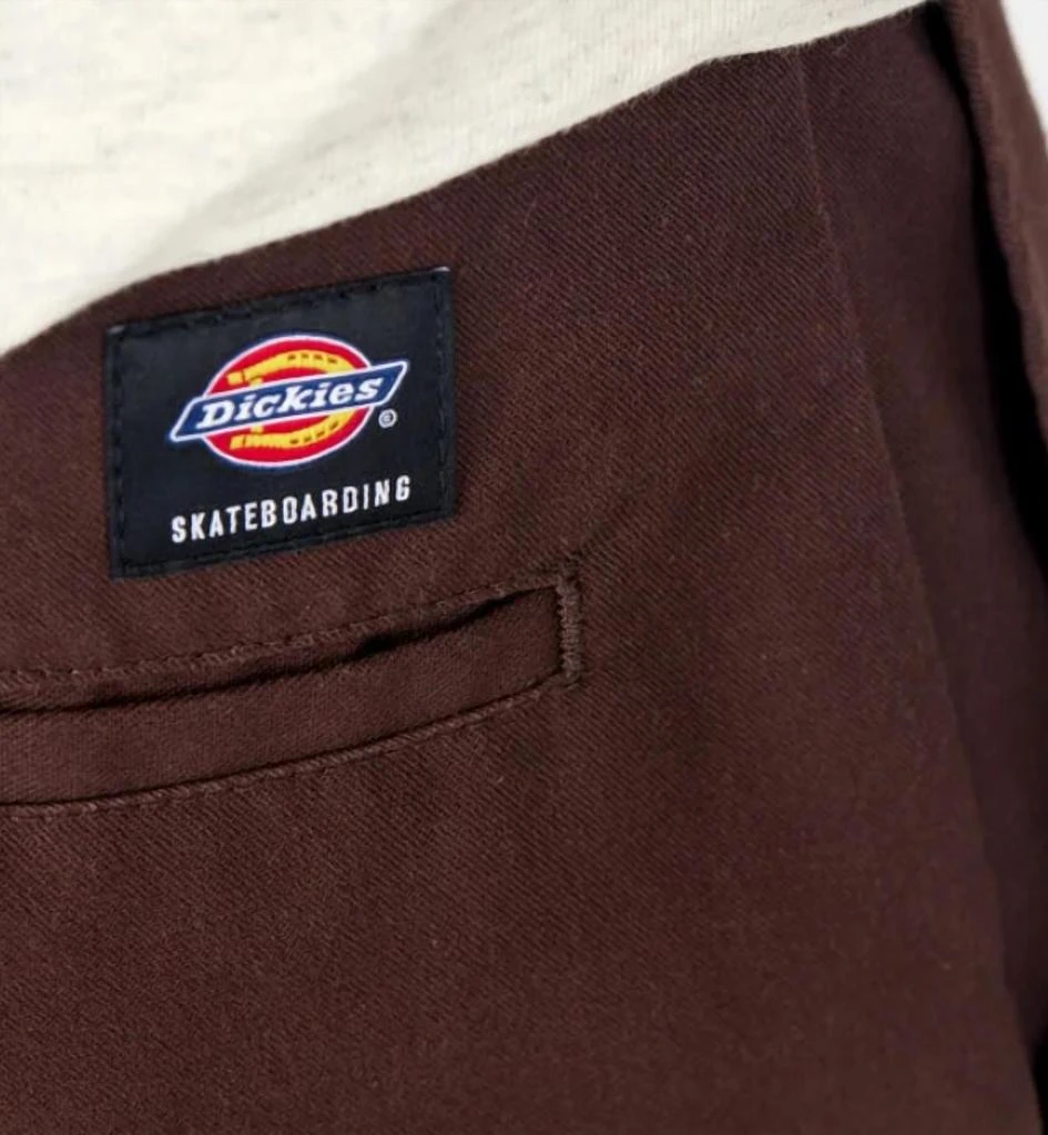 DICKIES Skateboarding Slim Straight Pants In Chocolate Brown 4