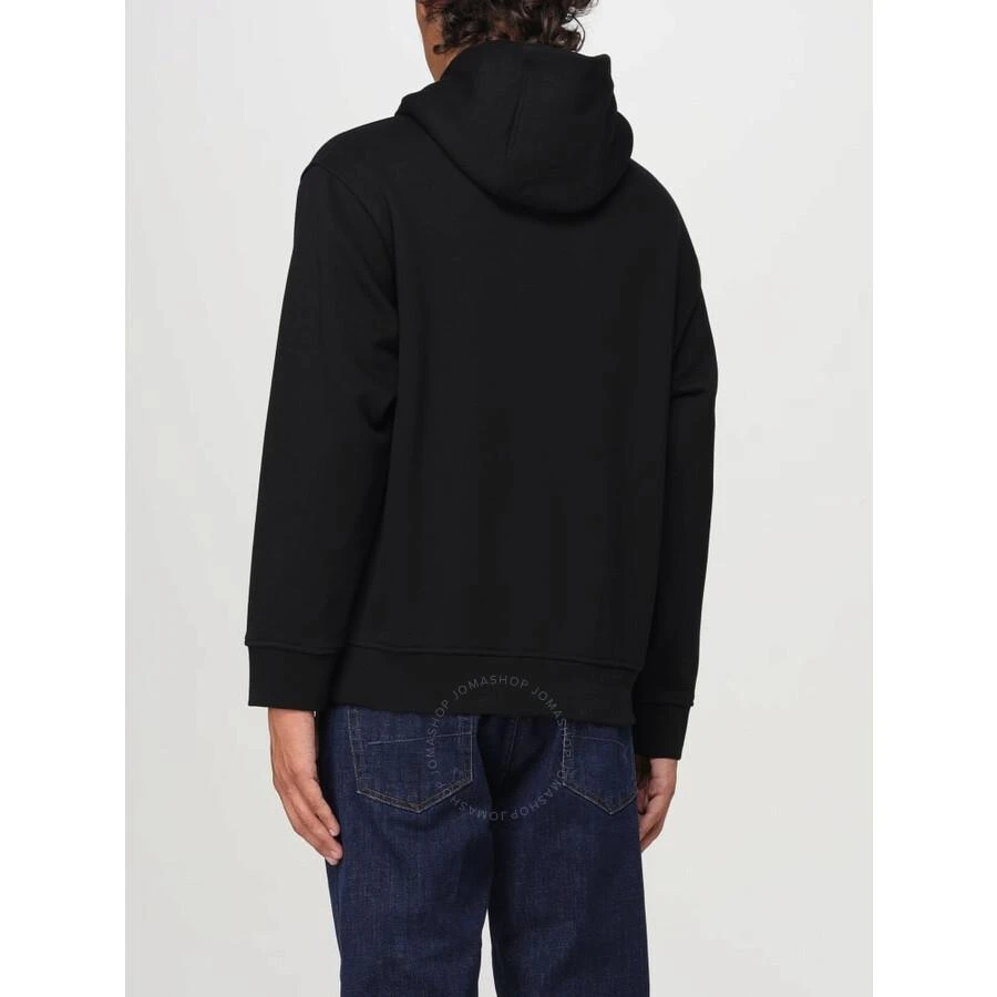 Emporio Armani Black Eagle Logo Jersey Hoodie 3