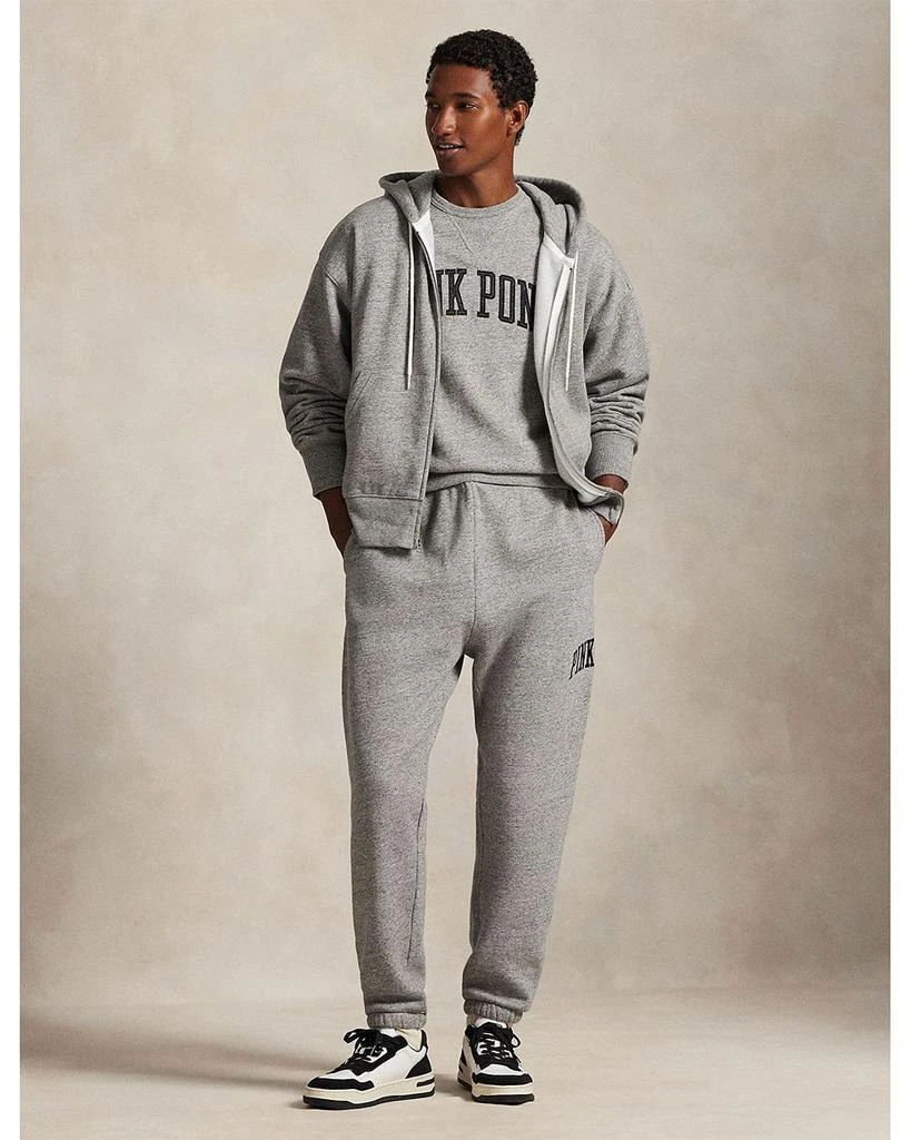 Ralph Lauren Pink Pony Fleece Sweatpant 2