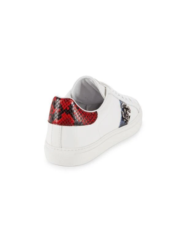 Roberto Cavalli Logo Leather Low Top Sneakers 3