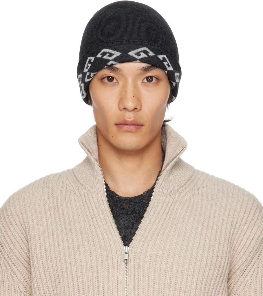 Gray Monogram 1972 Reversible Beanie – On Sale Now with Up  display picture 2