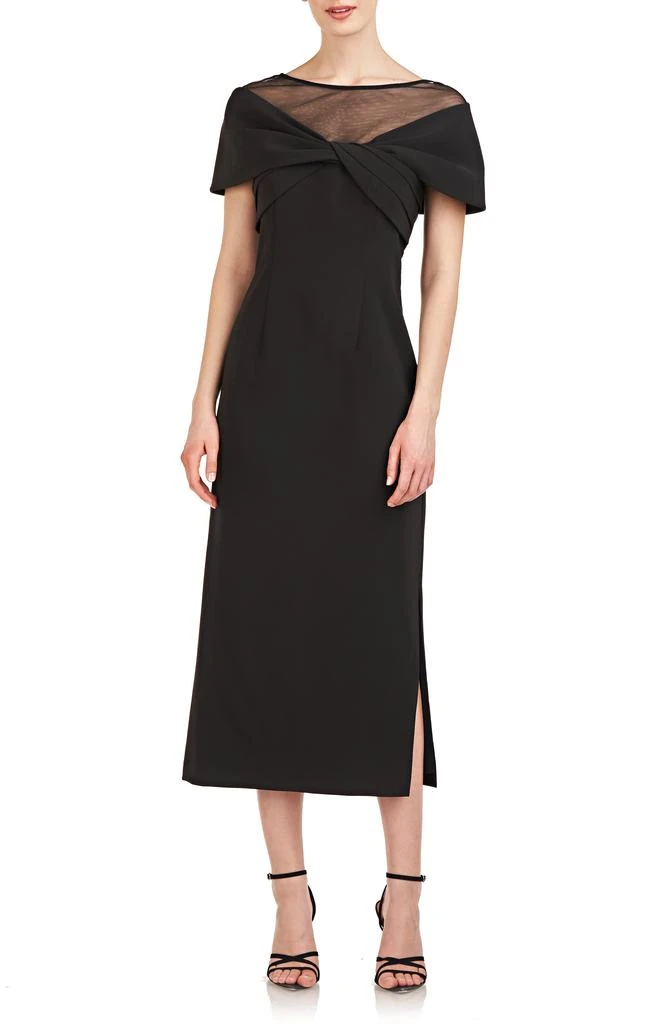 JS Collections Tillie Illusion Lace Detail Sheath Dress 1