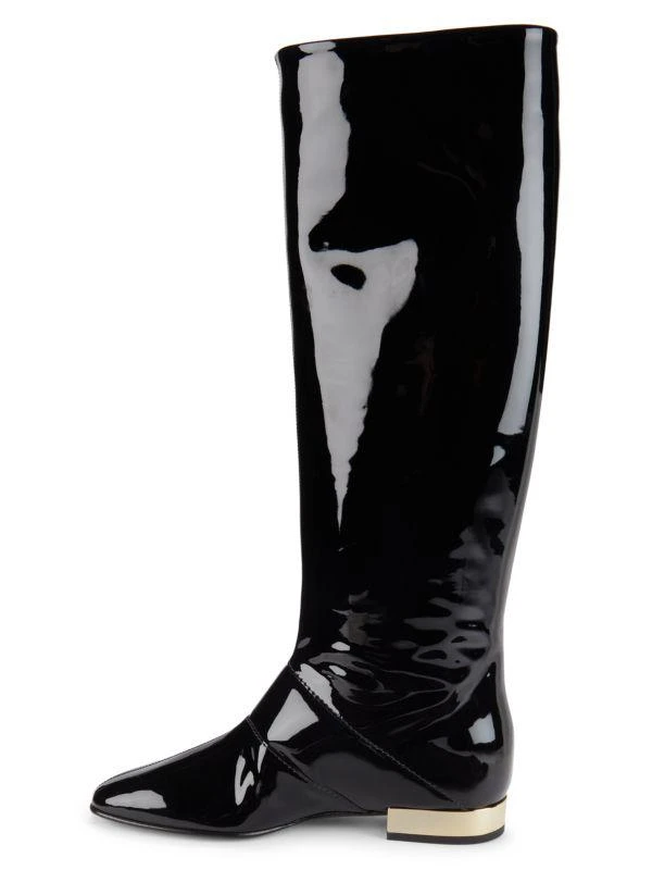 Roger Vivier Patent Leather Knee High Boots 4