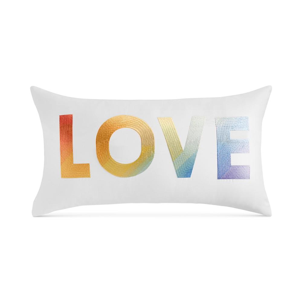 Charter Club Love Decorative Pillow, 12" x 22",, Created for Macy's