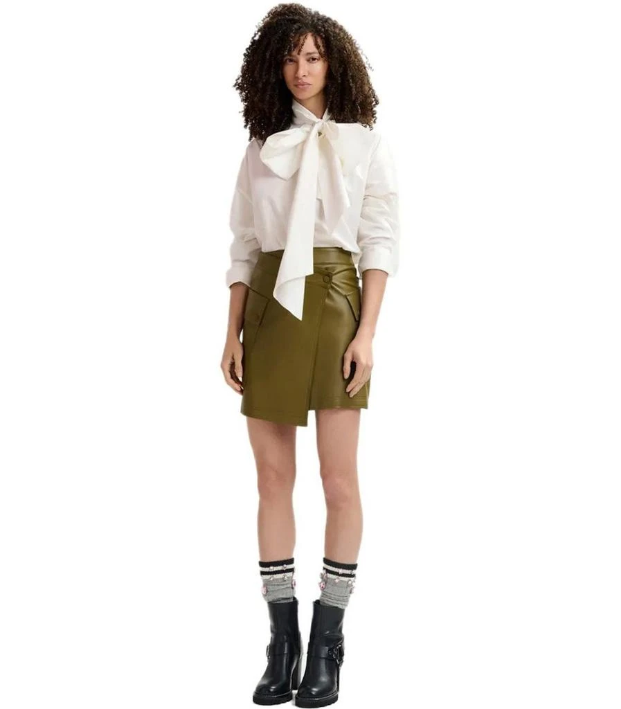 Essentiel Essentiel Antwerp Gradual Olive Green Skirt 3