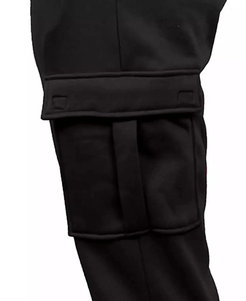 Galaxy By Harvic Women's Heavyweight Loose Fit Fleece Lined Cargo Jogger Pants Set, 2 Pack 4