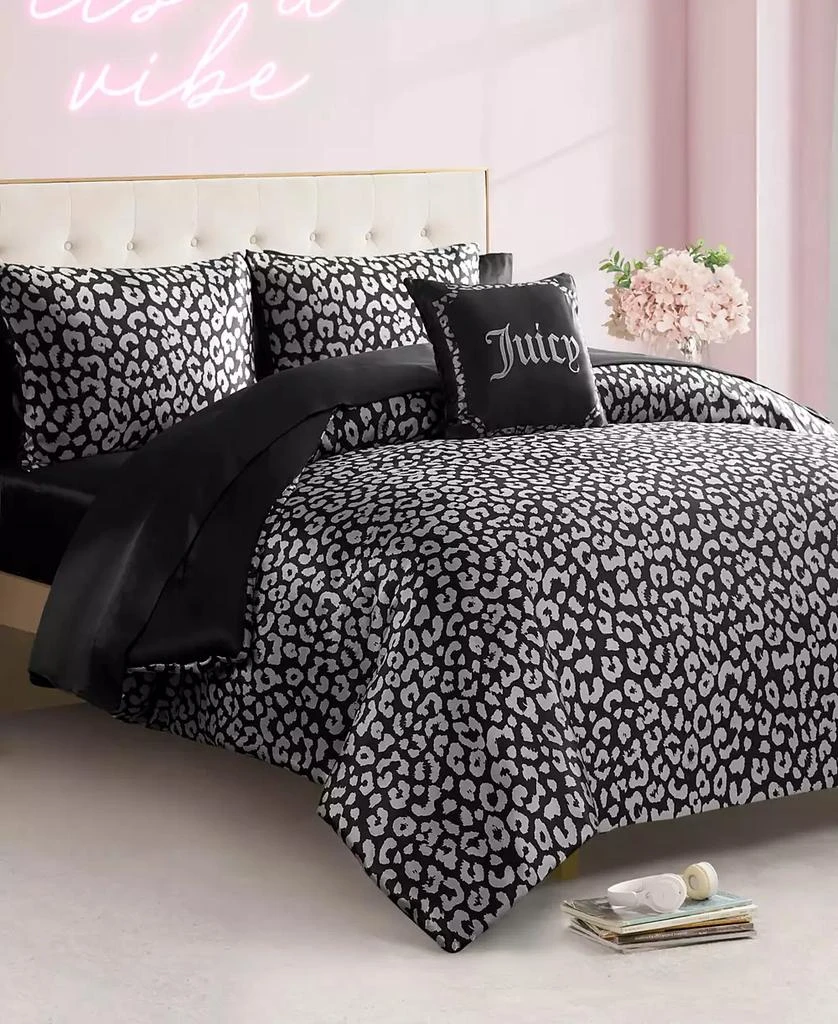Juicy Couture Satin Leopard 6-Pc. Comforter Set 3