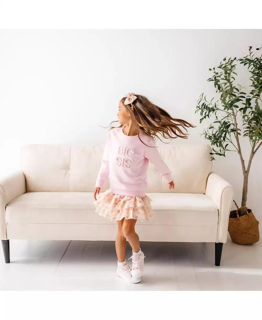 Sweet Wink Toddler Girls Sis Embroidered Patch Sweatshirt 4