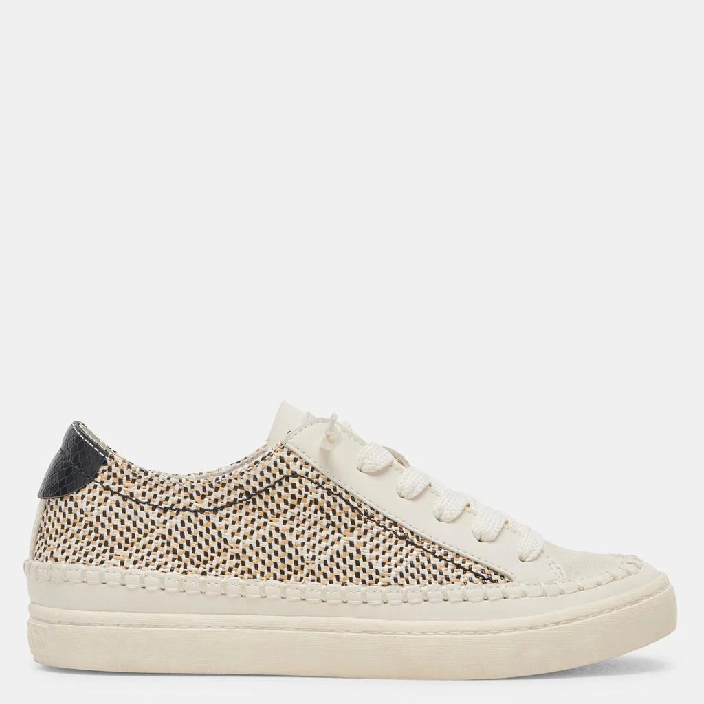 Dolce Vita Zolen Sneakers Black Natural Raffia 1