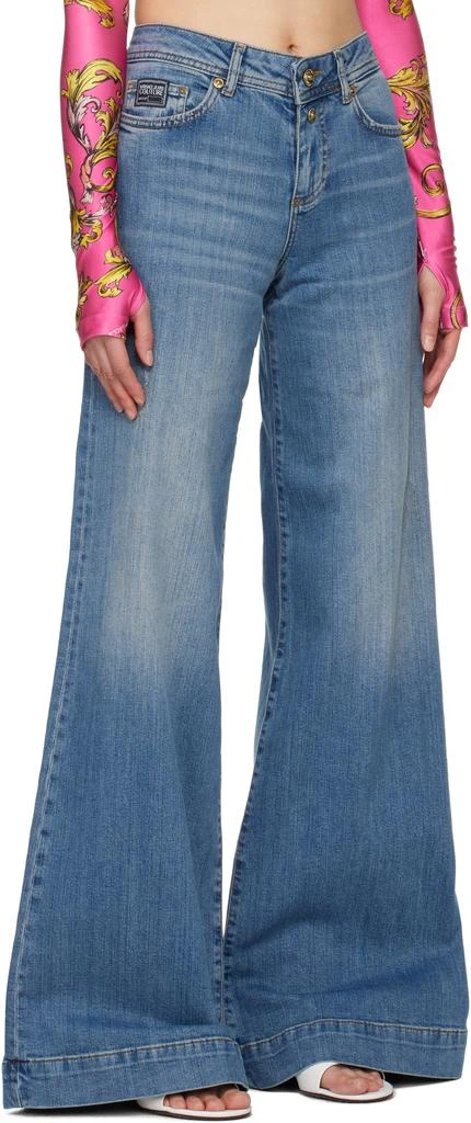 Versace Blue Flared Jeans 2